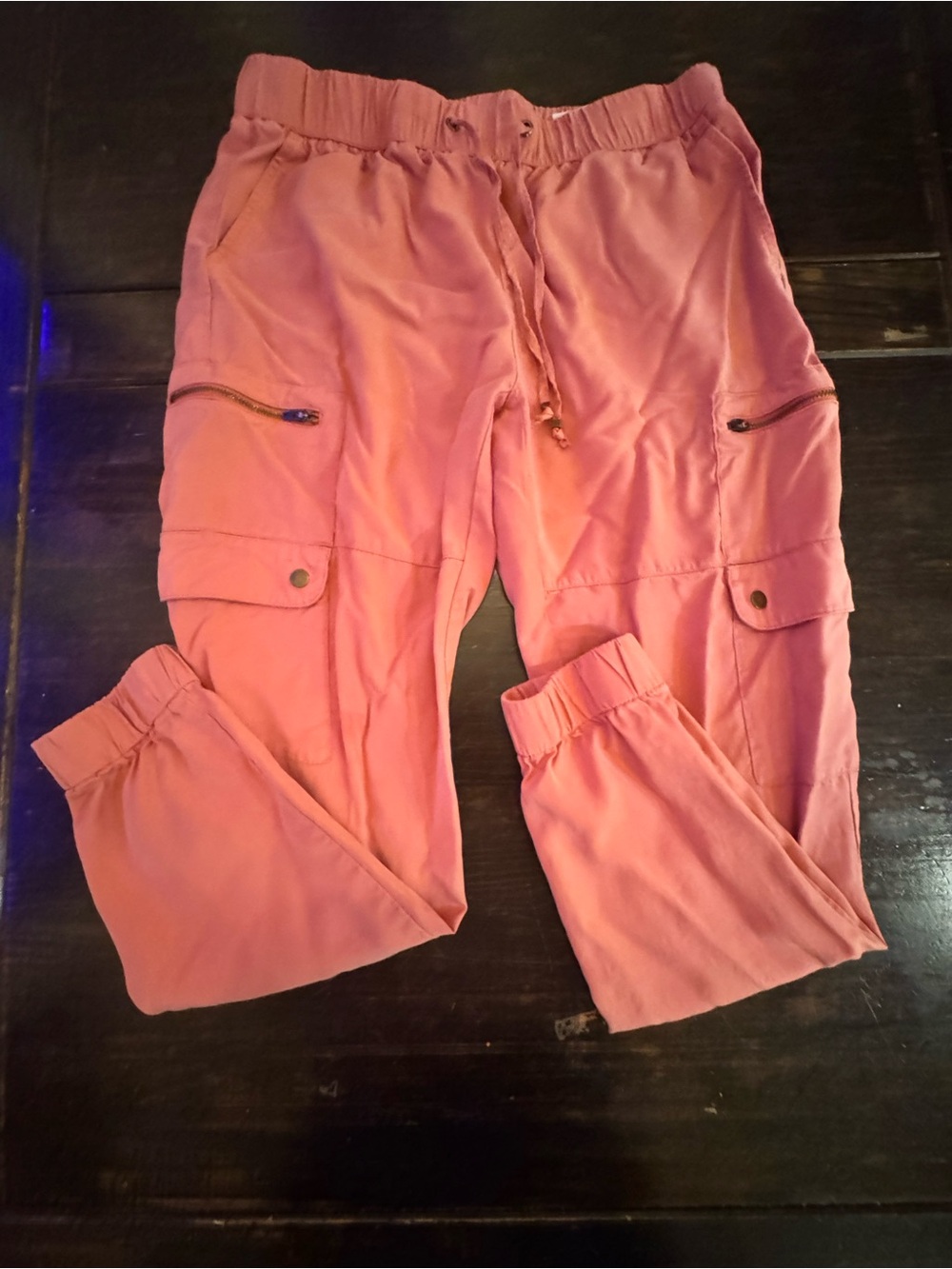 Banana Republic Women’s Pink Cargo Jogger Pants